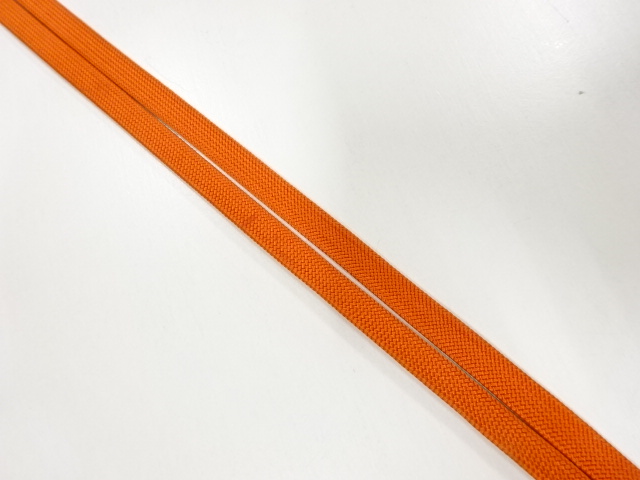 アンティーク　正絹　帯留め用手組三分紐